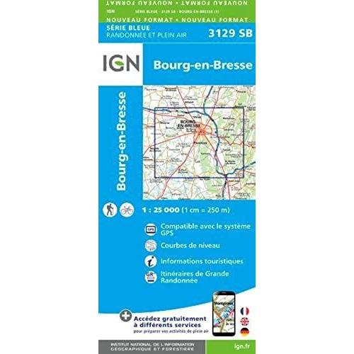 Bourg-En-Bresse 1:25 000