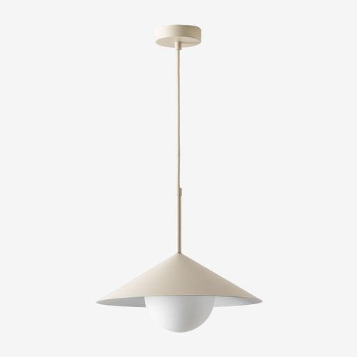 Plafonnier En Fer Bagioli Tapioca Beige