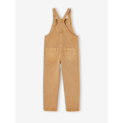 Salopette Style Charpentier Fille - Taupe (Vertbaudet)