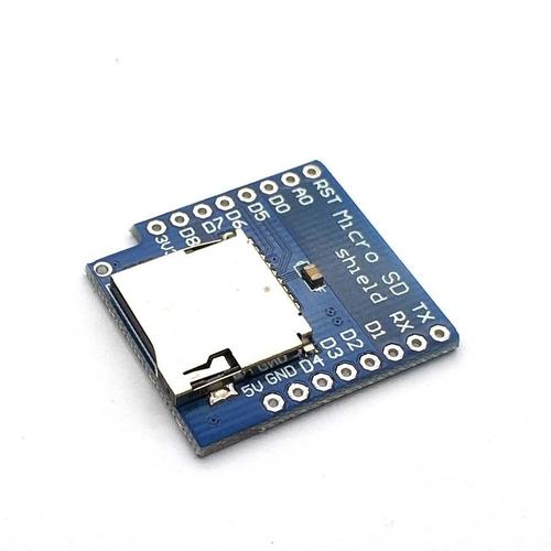 Bouclier de carte Micro SD pour WeMos D1 Mini TF WiFi ESP8266 Module sans fil SD Compatible pour uno pour WeMos D1 Mini