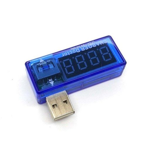 L-Blue Électronique Intelligente Numérique Usb Puissance Mobile Charge Courant Testeur De Tension Compteur Mini Usb Chargeur Médecin Voltmètre Ampèremètre