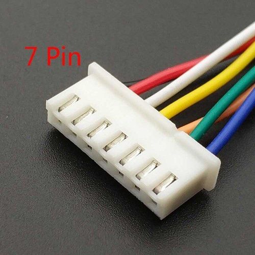 XH 2.54 7P 10 pièces XH 2.54 JST connecteur câble de 20cm de longueur 26AWG 2/3/4/5/6/7/8/9/10/11/12P + XH 2.54 connecteur connecteur mâle