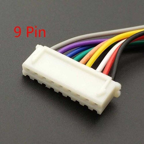 XH 2.54 9P 10 pièces XH 2.54 JST connecteur câble de 20cm de longueur 26AWG 2/3/4/5/6/7/8/9/10/11/12P + XH 2.54 connecteur connecteur mâle