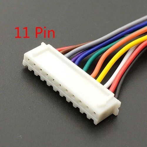 XH 2.54 11P 10 pièces XH 2.54 JST connecteur câble de 20cm de longueur 26AWG 2/3/4/5/6/7/8/9/10/11/12P + XH 2.54 connecteur connecteur mâle