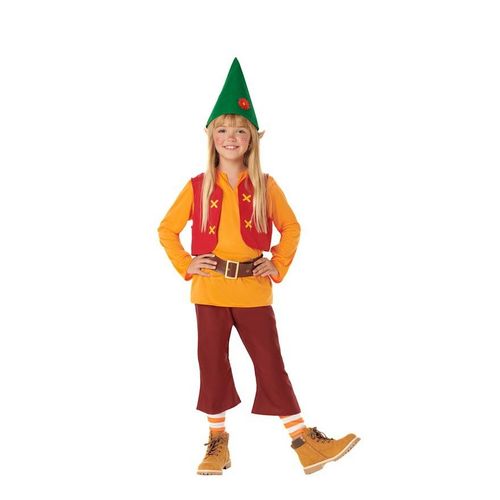 Costume Enanito Des Enfants Dans La Forêt D'orange