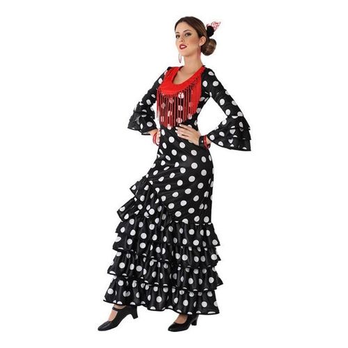 Costume Flamenco Femmes Noires (Taille Xs/S)