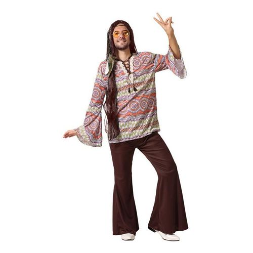 Costume Hippie Pour Les Hommes D'impression D'?Tiquettes (Taille S)