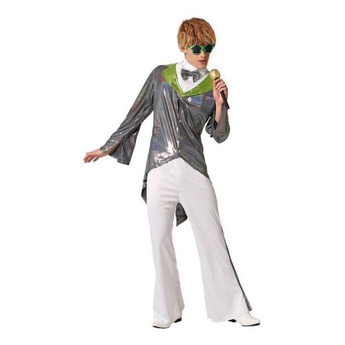 Argent Rock Star Costume Pour Les Hommes (Taille S)