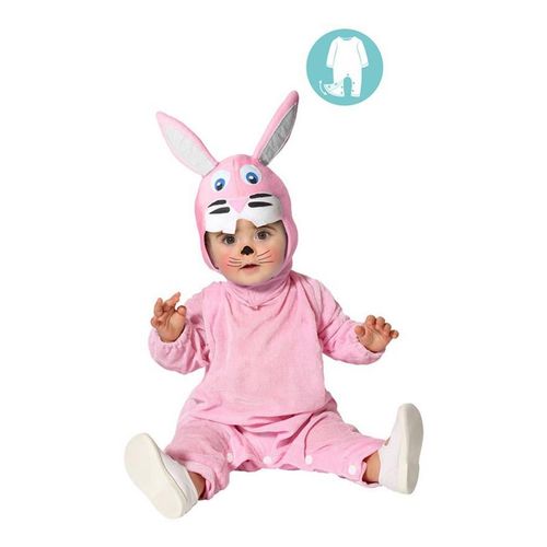 Costume De Lapin Avec Capuche Bébé Rosa (Taille 6-12m)