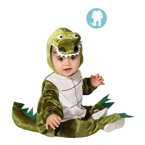 Costume Vert Crocodile Avec Bébé Cola (Taille 6-12m)