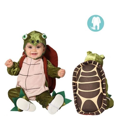 Costume Shell Tortue Avec Bébé (Taille 6-12m)