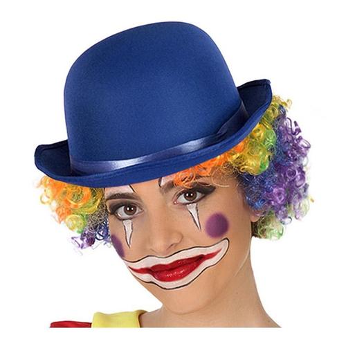 Clown Bleu Chapeau Melon