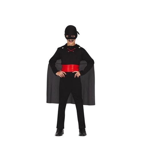 Costume Justiciero Avec Masque Noir Enfants