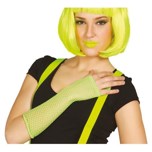 Gants Mitaines Neon Green Mesh 26 Cm