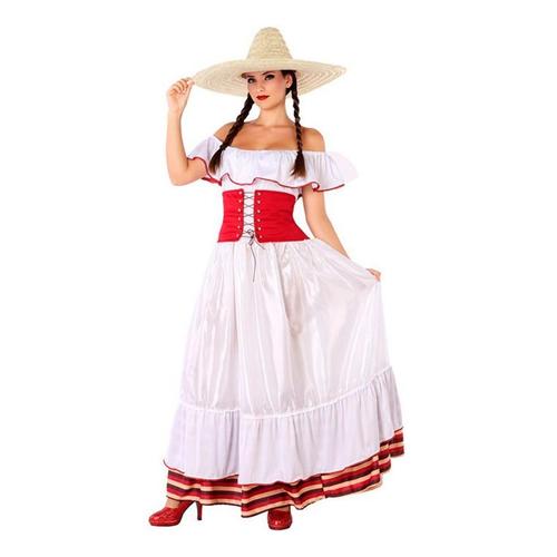 Blanca Costume Mexicain Pour Les Femmes (Taille M-L)