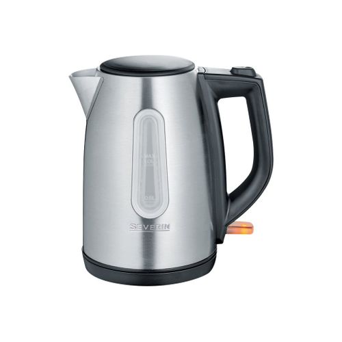 SEVERIN WK 3469 - Bouilloire - 1 litre - 2.2 kWatt - noir/inox brossé