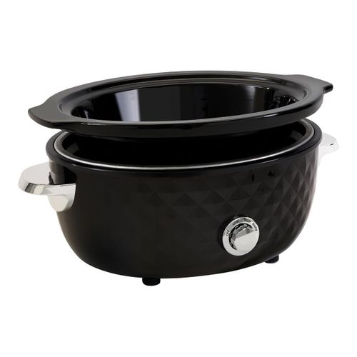 FRITEL Family SC 2290 - Mijoteuse - 5.5 litres - 210 Watt - noir/chrome