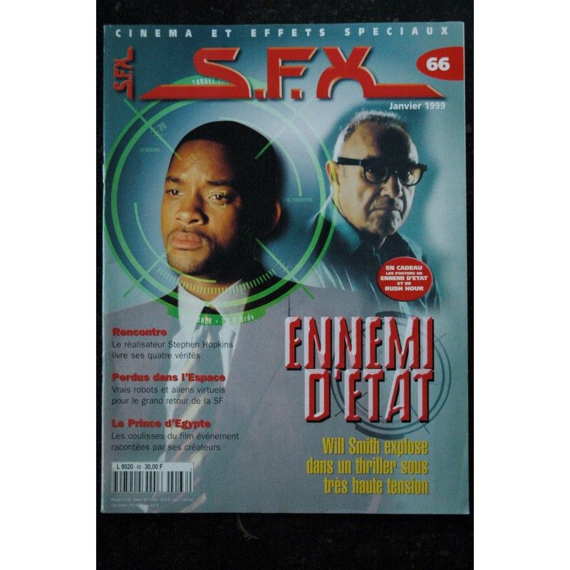 SFX 66 Ennemi d'état Perdus dans l'espace Le prince d'Egypte