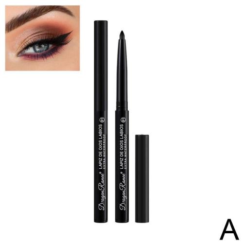 Stylo À Colle Nacré, Point Intérieur Des Yeux, Eyeliner, Blanc, Crème, Noir, Couché, Lisse, Ver À Soie, P 7b3 