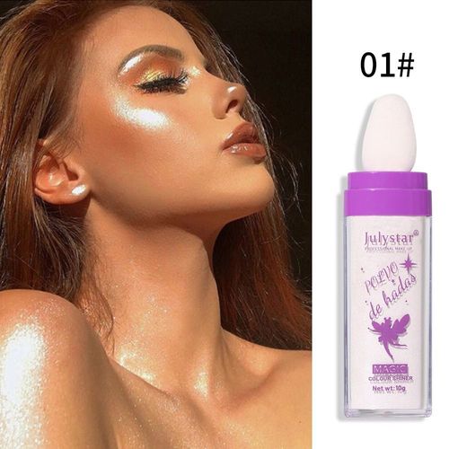Palette De Maquillage À Paillettes Pour Femmes, Surligneur Multifonctionnel, Poudre Scintillante, Cosmétiques 