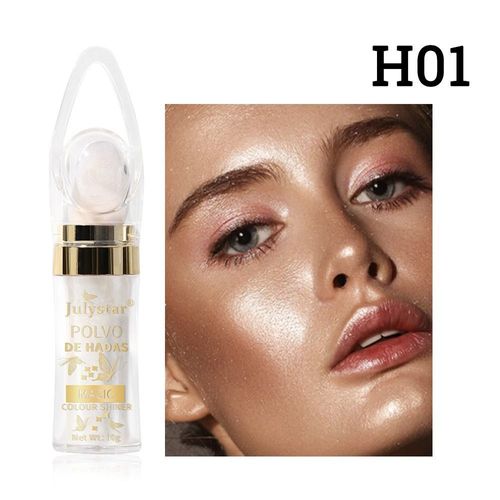 Palette De Maquillage Multifonction Pour Femmes, Fard À Joues Nacré Brillant Scintillant, Cosmétiques À Paillettes, Surligneur Féerique, Poudre De Maquillage Pour Le Visage 