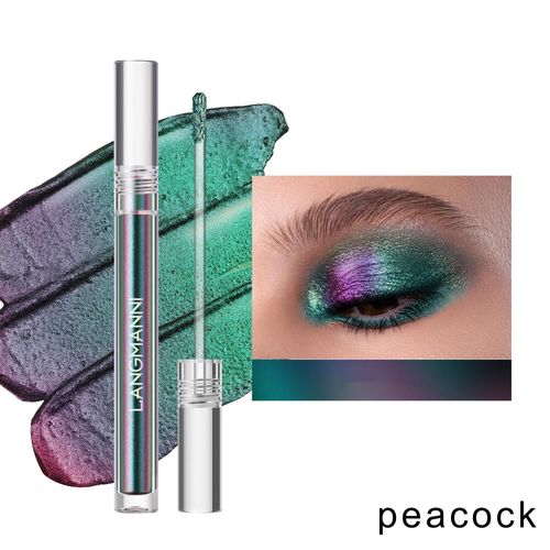 Fard À Paupières Duchrome Caméléon Liquide, Fard À Paupières Brillant, Maquillage Longue Durée, Mode Yeux, Paquet T1k6 