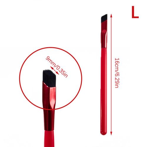 Pinceaux De Maquillage Pour Sourcils, Brosse Carrée Stéréoscopique, Pour La Peinture, La Ligne Des Cheveux, Artefact, 1 Pièce 
