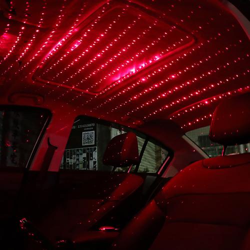 Projecteur LED Star Sky Plafonnier Décoration de voiture USB Lampe  d'ambiance intérieure BT10012