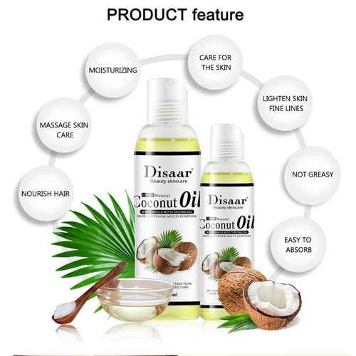 Huile Essentielle De Noix De Coco Naturelle Organique, Massage Du Visage, Meilleur Soin Pour La Peau, Tslm1 