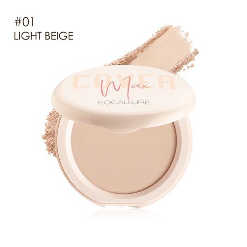 Poudre Minérale Naturelle Pour Le Visage, 1 Pièce, Fond De Teint, Contrôle Du Sébum, Correcteur, Éclaircissant, Maquillage, Pressé, Avec Houppette, Tslm1 