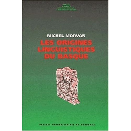 Les Origines Linguistiques Du Basque