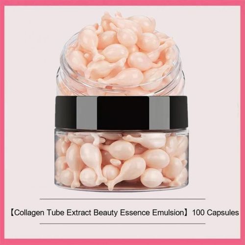 Sérum Pour Le Visage, Collagène, Essence Placenta, 20 À 100 Gélules, Hydratant, Anti-Rides, Raffermissant, Éclaircissant, Rajeunissement De La Peau 
