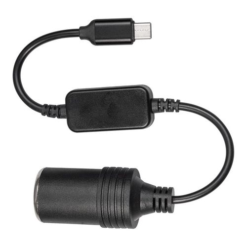 Prise Allume-Cigare Usb Type-C 5v À 12v, 1 Pièce, Convertisseur Mâle À Femelle, Accessoires Électroniques De Voiture