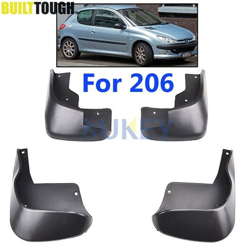 Garde-Boue Pour Peugeot 206, Ensemble De Garde-Boue Pour Voiture, Pour Hayon 98-12, 2003, 2009, 2006, 2005, 2007, 2008