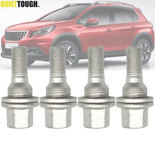Écrous De Roue M12x1.25, 4x, Vis Hexagonales De 17mm, Pour Peugeot 407 508 607 1007 5008, Expert Partner, Citroën Berlingo Ds3 Ds4 Ds5