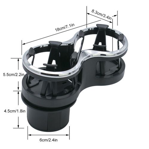 Porte-Gobelets Universel Pour Ford Peugeot Passat, Organisateur De Téléphone, Accoudoir De Porte, Boîte De Rangement, Double Trou, Porte-Boissons
