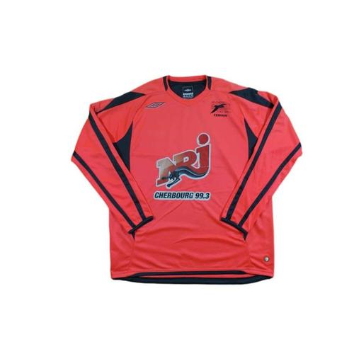 Maillot De Football Rétro Domicile Féminine As Cherbourg N°4 Années 2000