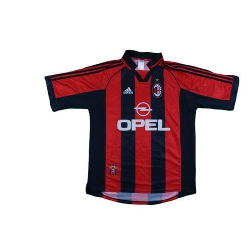 Maillot De Football Vintage Domicile Milan Ac N°10 Boban 1998-1999