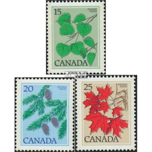 Canada 663-665 (Complète Edition) Neuf Avec Gomme Originale 1977 Branches De L'arbre