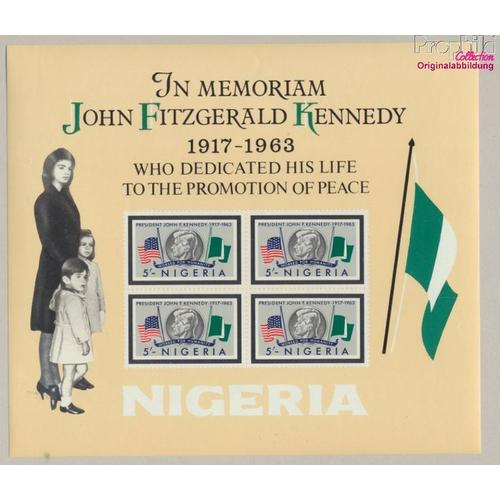 Nigeria Bloc 3 (Complète Edition) Neuf Avec Gomme Originale 1964 John (9477517
