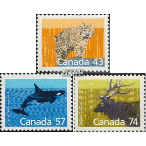 Canada 1071-1073 (Complète Edition) Neuf Avec Gomme Originale 1988 Mammifères