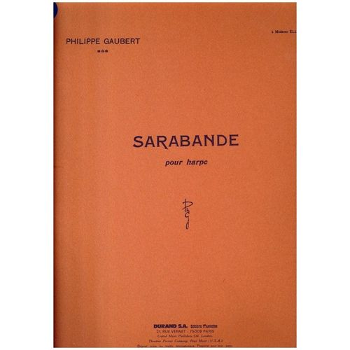 Sarabande Pour Harpe