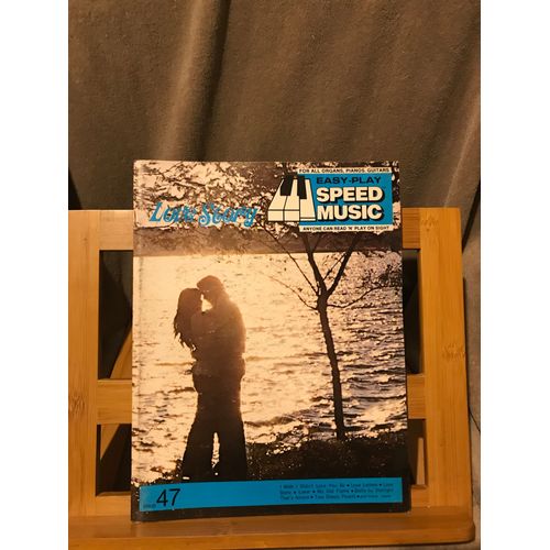 Love Story Easy Play Speed Music Partition Songbook Ligne Mélodique Accords 47