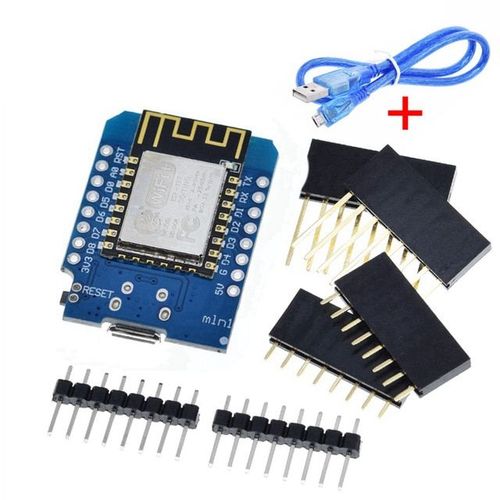 1set D1 mini esp-12f Module sans fil NodeMcu V3 CH340 Lua WIFI carte de développement d'internet des objets ESP8266 avec antenne Pcb et Port Usb pour Arduino