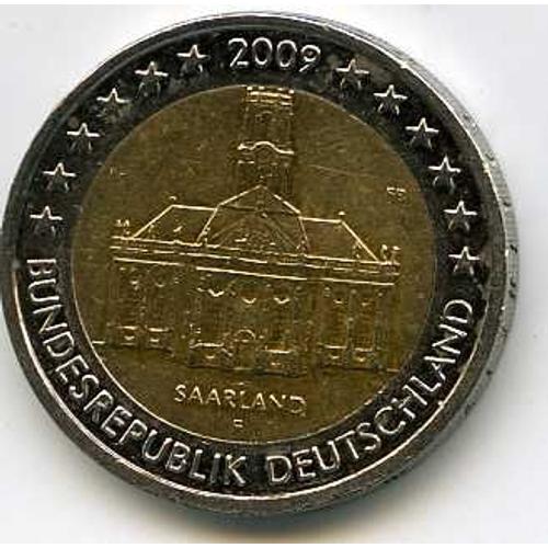 Allemagne 2 Euros 2009 Atelier F Commémorative Saarland