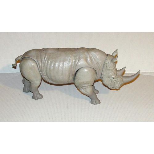 Rhinoceros Jumanji Lanard Figurine Animal Sonore Articulé 30 Cm