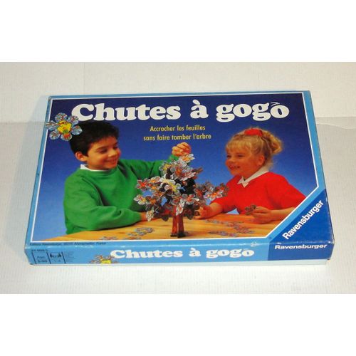 Chutes A Gogo Ravensburger 92 Vintage Accrocher Les Feuilles Sans Faire Tomber L'arbre Du Style De Patatras