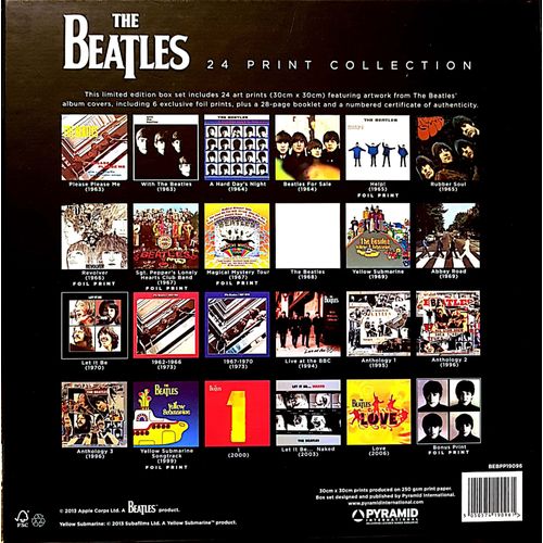 The Beatles Coffret 24 Posters Edition Limitée