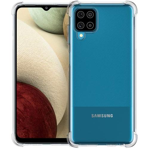 Coque Samsung Galaxy A12 4g Souple Transparente Flexible Bumper En Gel Tpu Silicone Invisible Antichoc Avec Bords Renforcés - Accessoires Pochette Case