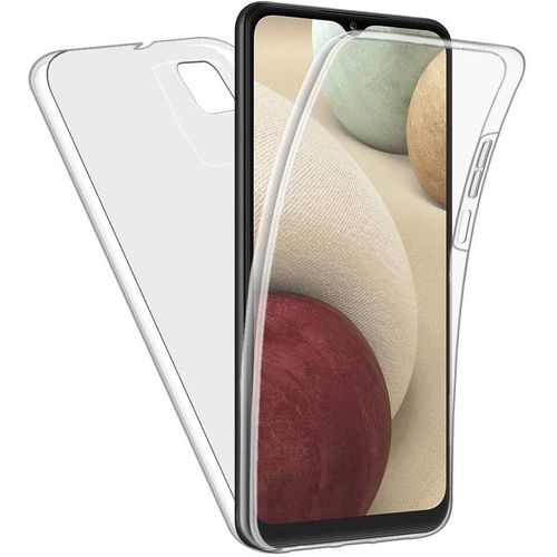 Coque 360 Degrés Samsung Galaxy A12 4g Protection Intégrale Arrière Pc Case Et Avant Tpu Transparente Smartphone - Accessoires Pochette Exceptional Case